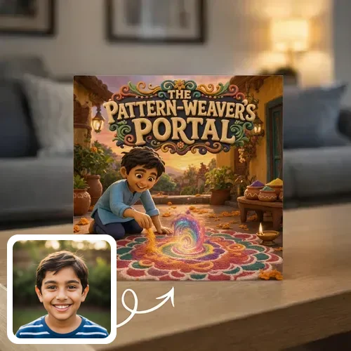 Personalized storybook - The Pattern-Weaver's Portal - Genie in a Book