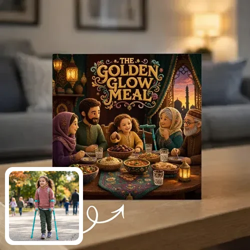 Personalized storybook - The Golden Glow Meal - Genie in a Book