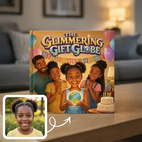 Personalized storybook - The Glimmering Gift Globe - Genie in a Book